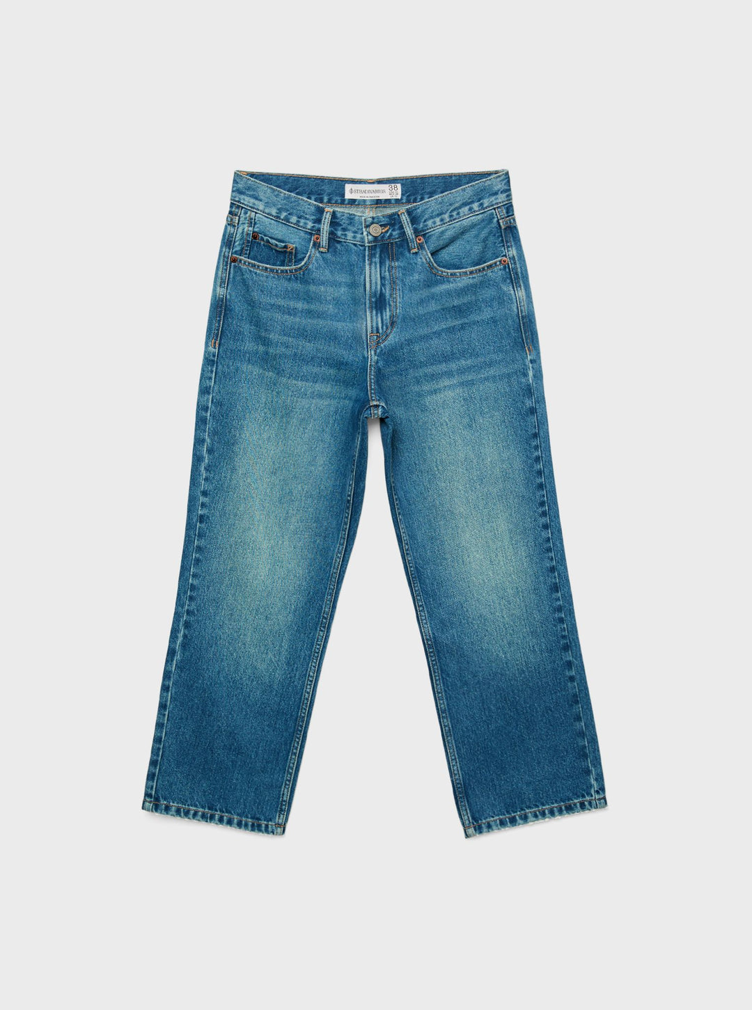 Moudda STRADIVARIUS - Jean D96 Straight Cropped - Tunisie 1