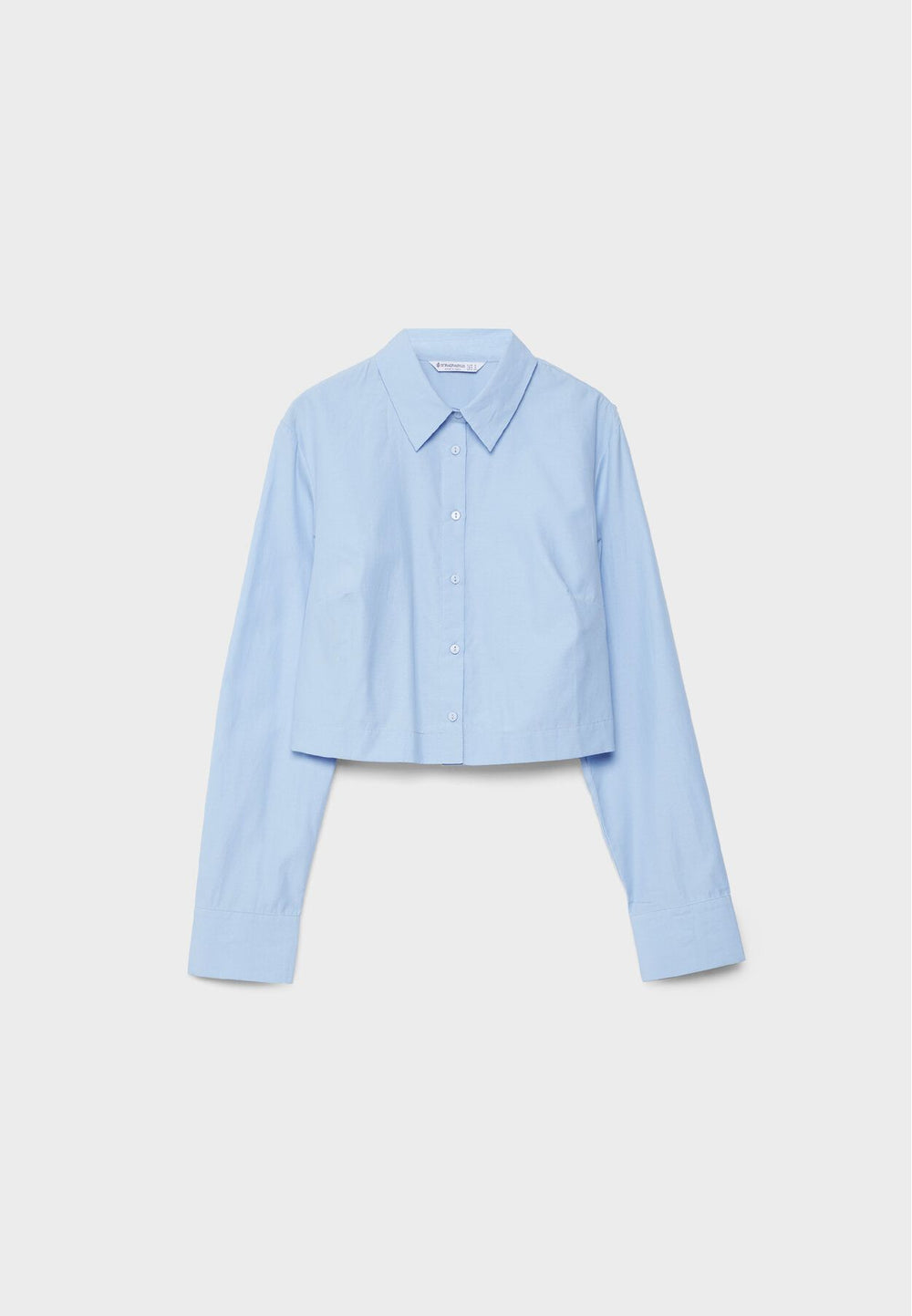 Moudda STRADIVARIUS - Chemise en Popeline Basique Courte avec Élastique - Tunisie 2