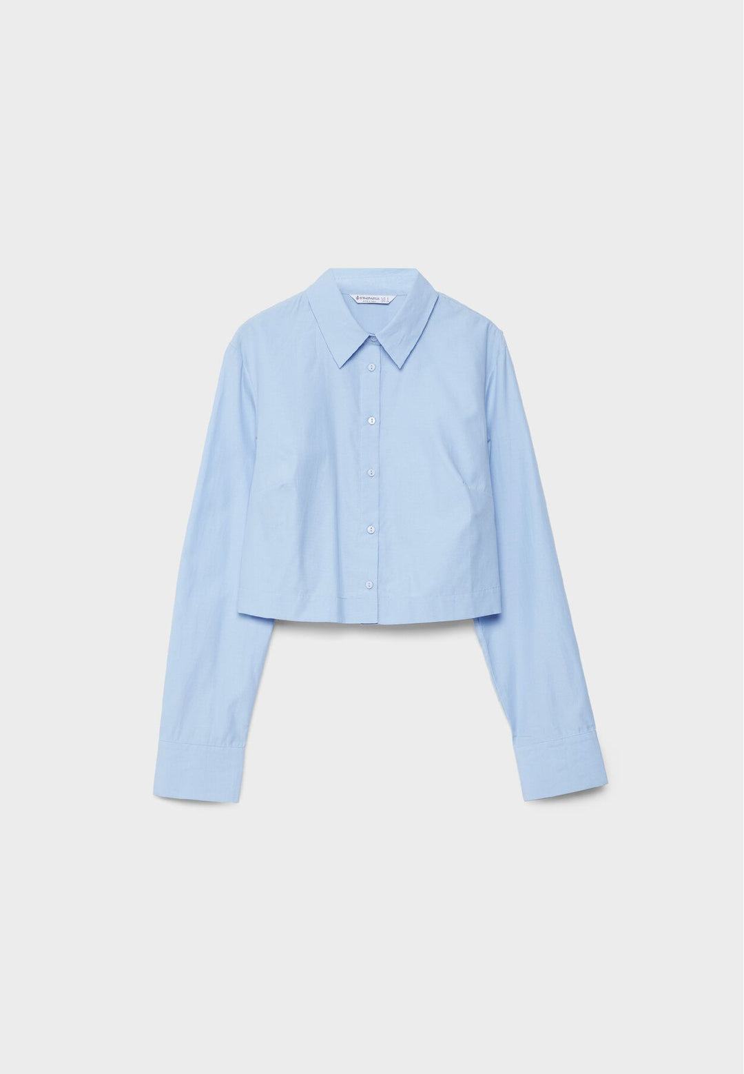 Moudda STRADIVARIUS - Chemise en Popeline Basique Courte avec Élastique - Tunisie 2