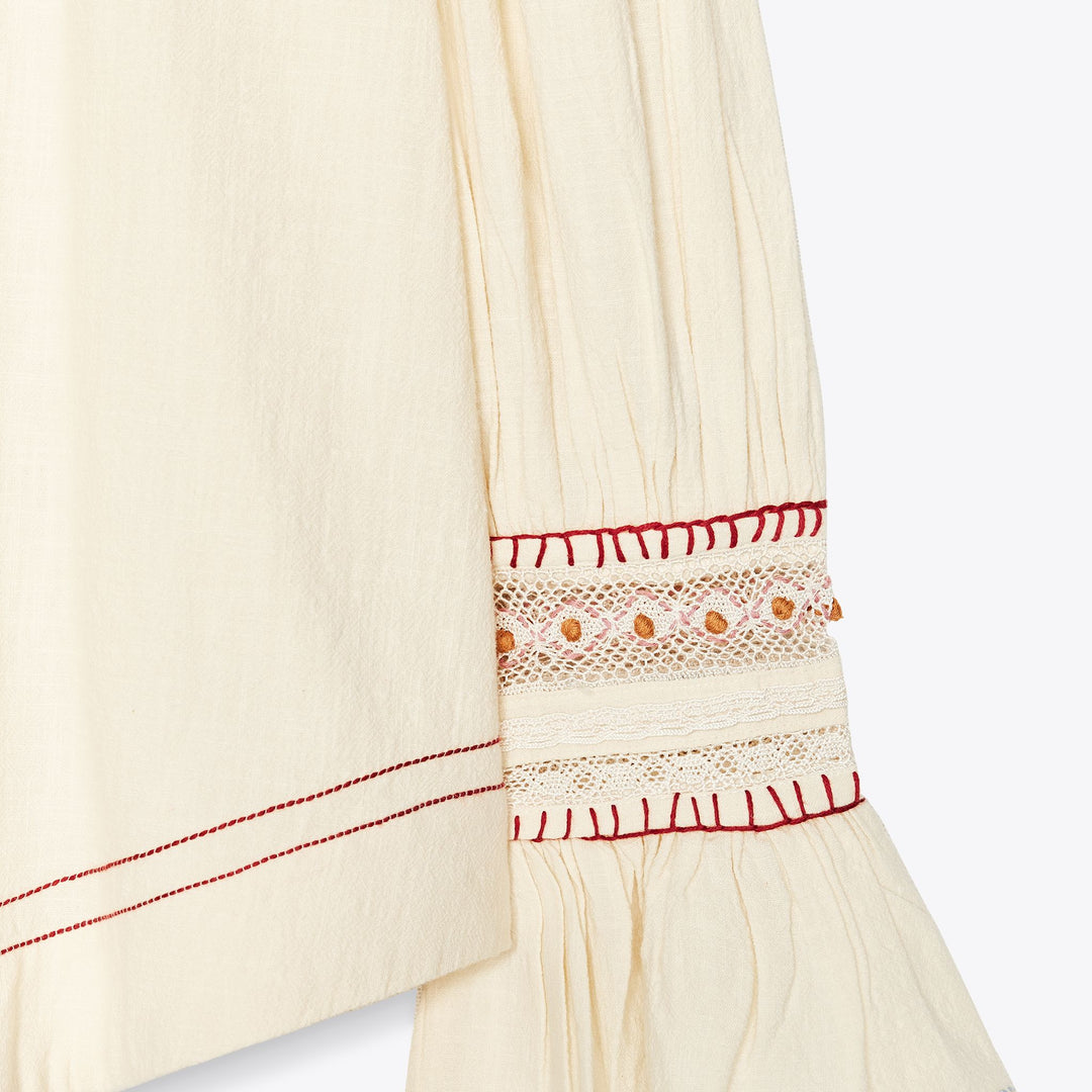 Moudda ZARA - Blouse Brodée - Manches Bouffantes - Tunisie 3