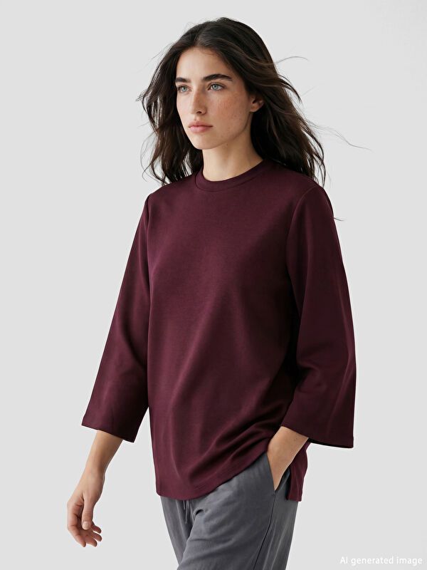 Moudda LC Waikiki - Tunique manches longues en jersey pour Femme - Tunisie 1