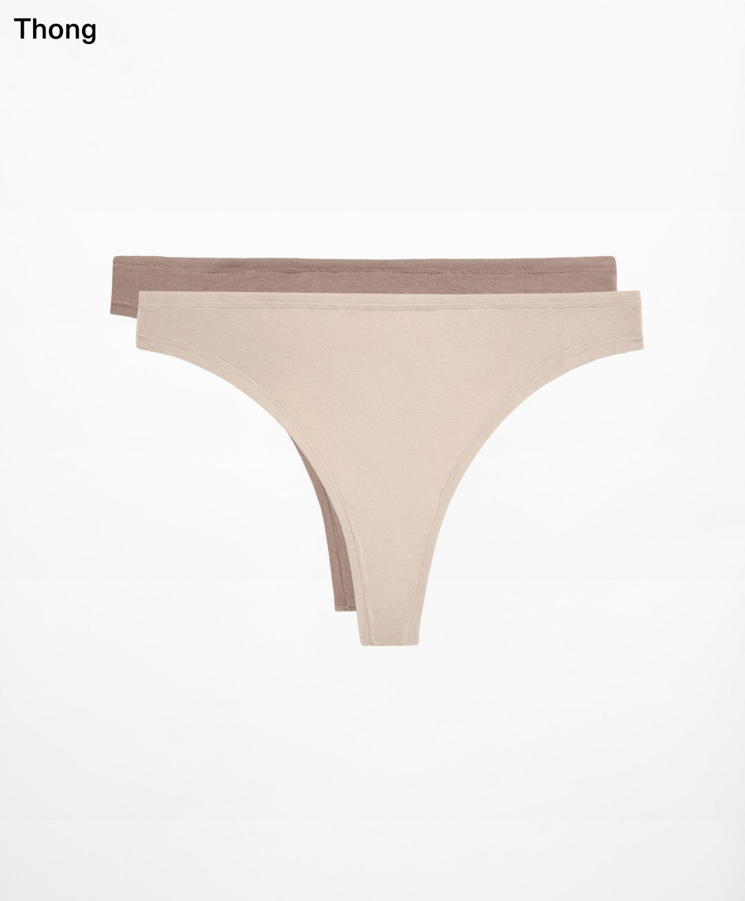 Moudda Oysho - Culotte 2D Micro Modal Soie Capsule Taupes - Tunisie 2