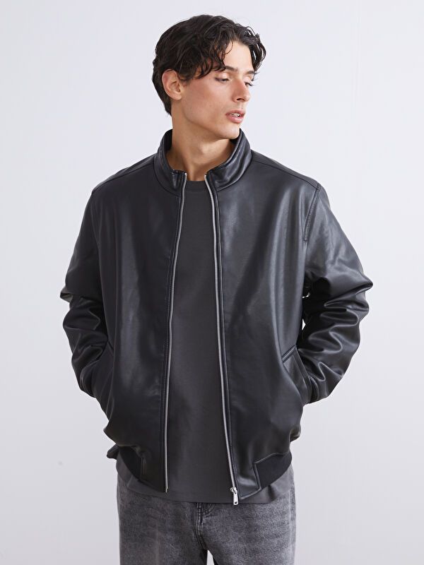 Moudda LC Waikiki - Manteau léger en similicuir pour Homme - Tunisie 1