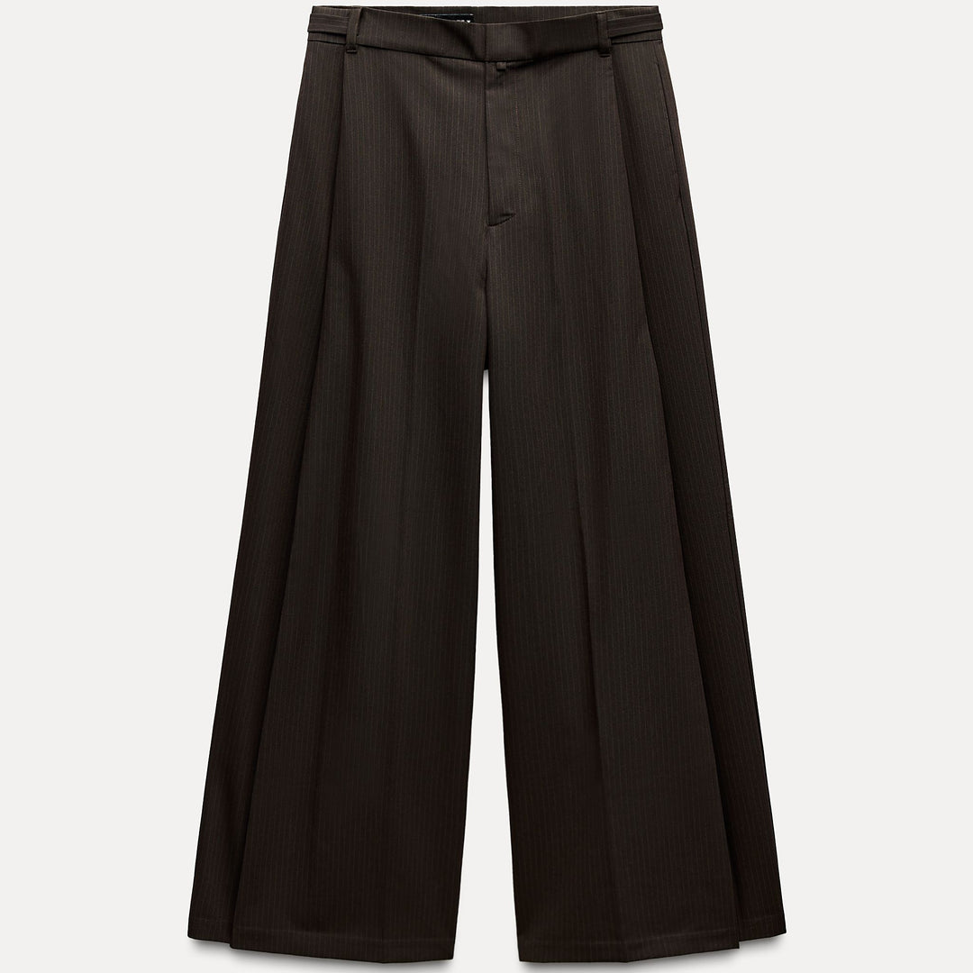 Moudda ZARA - Pantalon fluide rayure diplomatique, passant dos – ensemble - Tunisie 1