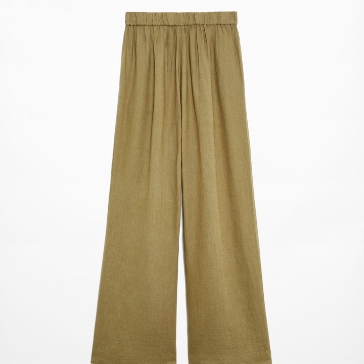Moudda Oysho - Pantalon 100% Lin Coupe Tailleur Taille Haute - Tunisie 2