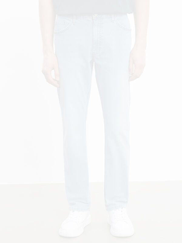 Moudda LC Waikiki - Pantalon jean tissé basique Homme Canne indigo clair - Tunisie 2