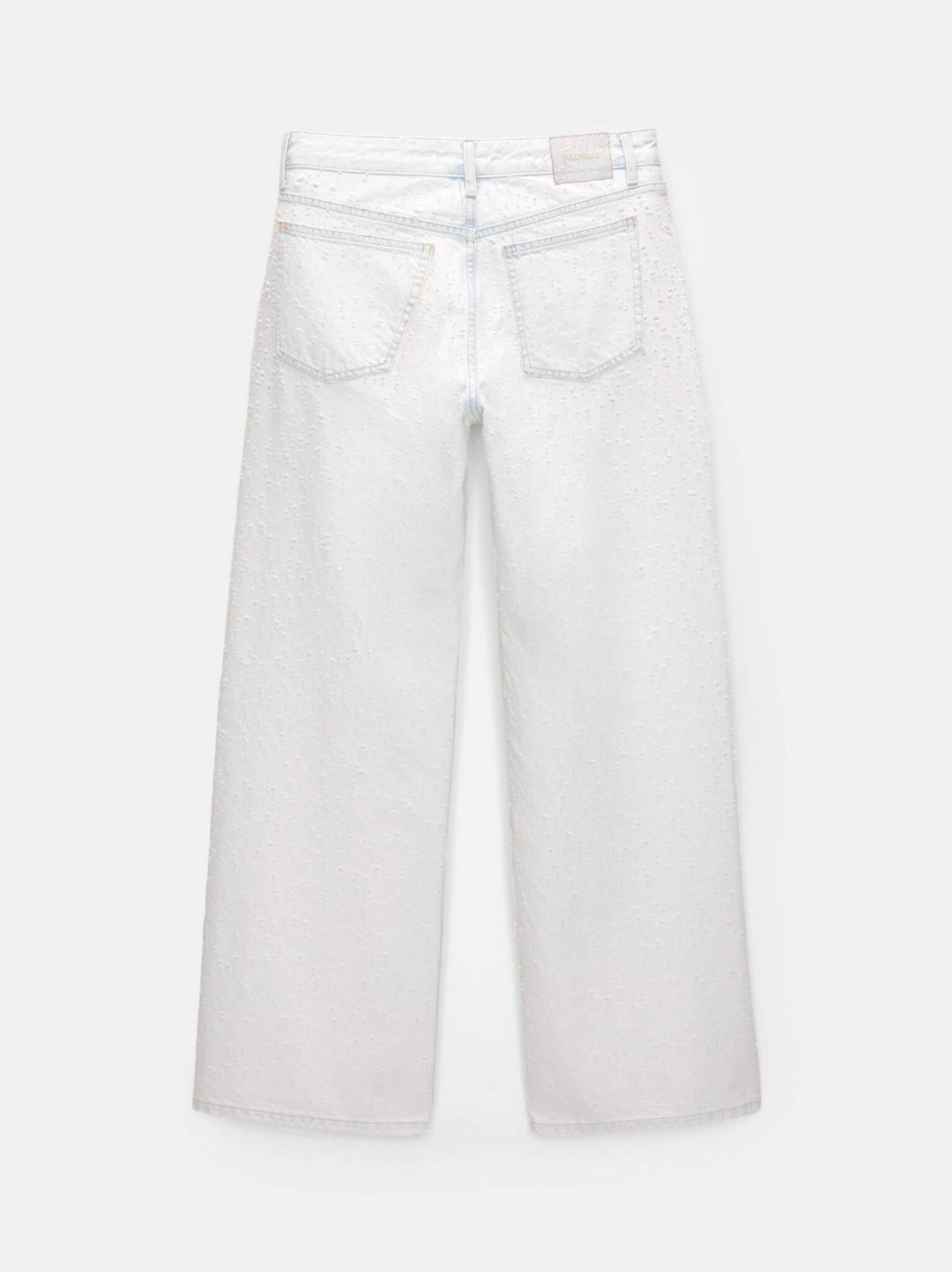 Moudda PULL & BEAR - Pantalon Denim Droit Taille Moyenne Mini Déchiré - Tunisie 8