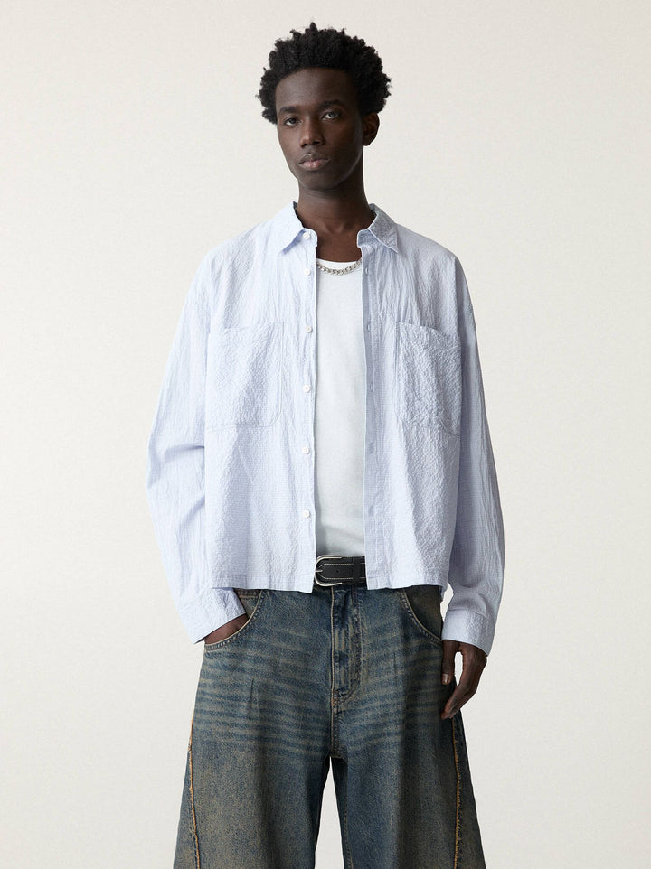 Moudda PULL & BEAR - Chemise - Nano-Carreaux & Froissée - Tunisie 2