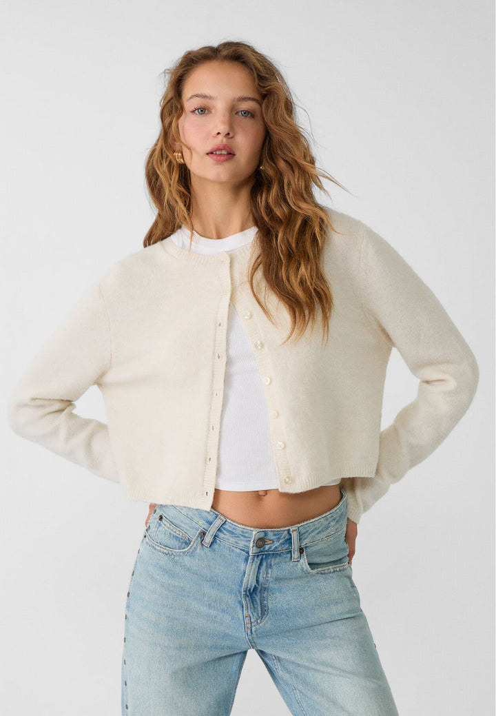 Moudda STRADIVARIUS - Veste en Maille à Boutons Soft Touch - Tunisie 4