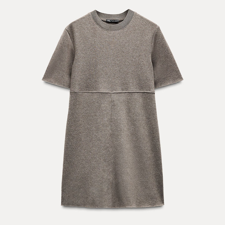 Moudda ZARA - Robe courte toucher doux, coloris anthracite - Tunisie 2