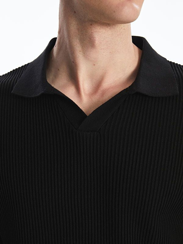 Moudda LC Waikiki - Pull en tricot couleur Noir pour hommes - Tunisie 3