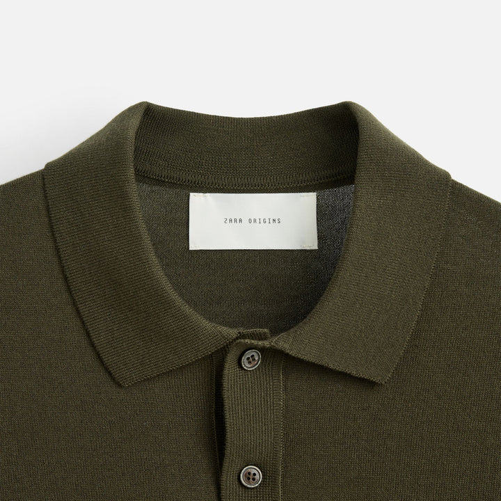 Moudda ZARA - Pull Polo - Laine/Coton Fin Origins - Tunisie 3