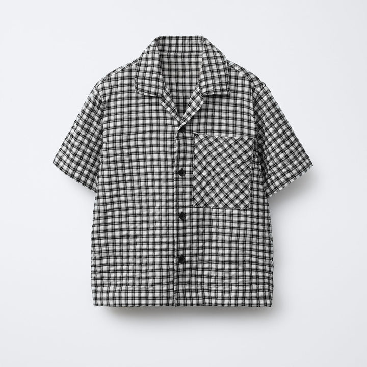 Moudda ZARA - Chemise - Carreau Froissé & Noir/Blanc - Tunisie 1