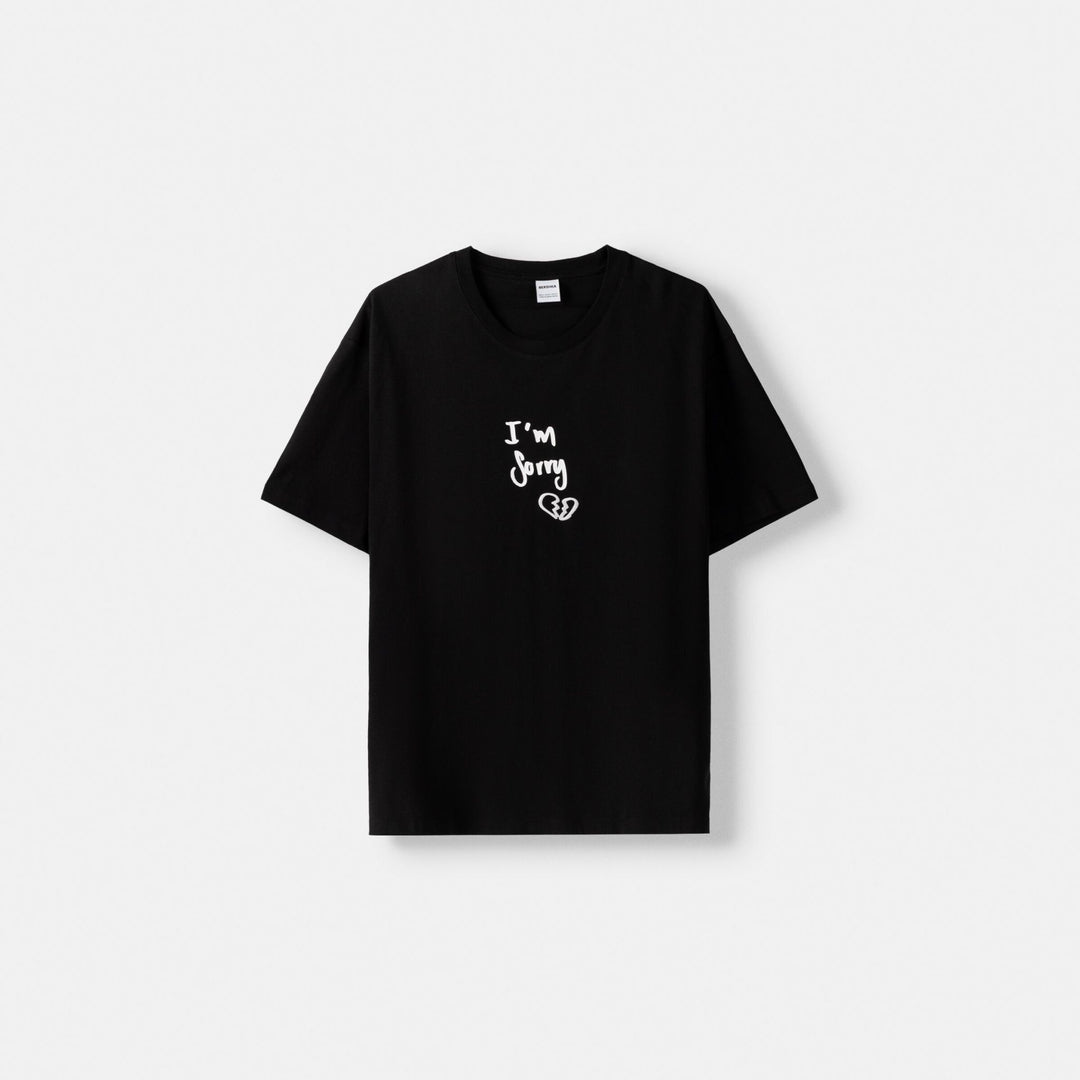 Moudda BERSHKA - T-shirt Imprimé et Brodé Sorry - Tunisie 1