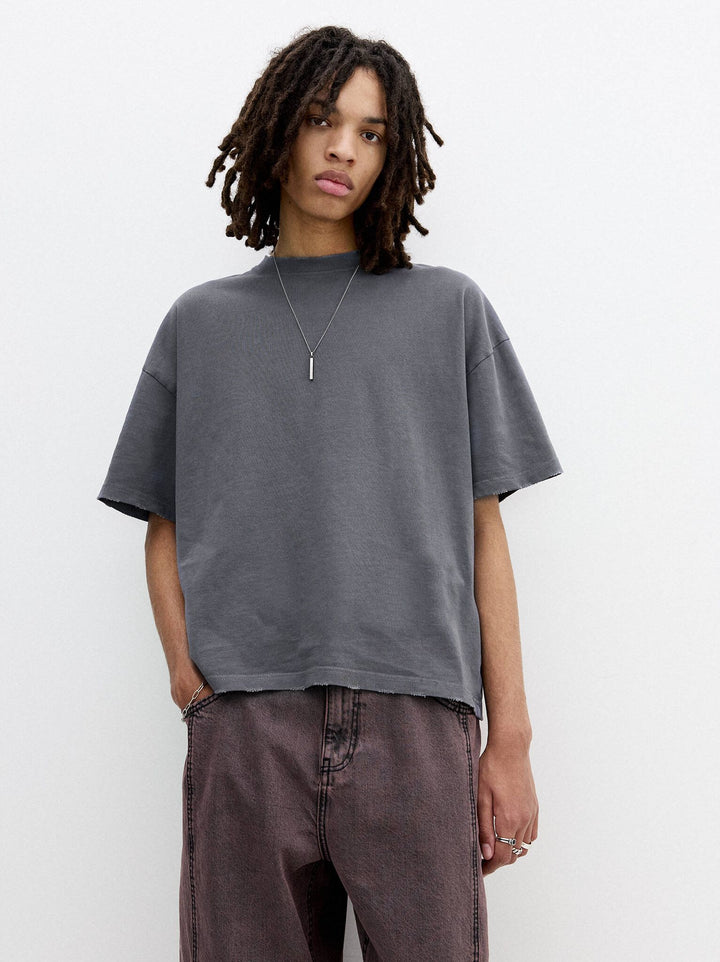 Moudda PULL & BEAR - T-Shirt - Boxy Destructuré - Tunisie 2