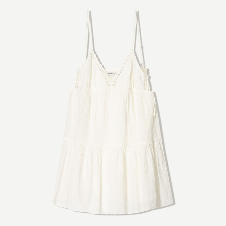 Moudda BERSHKA - Robe Mini Bambula - Dentelle Encolure - Tunisie 2