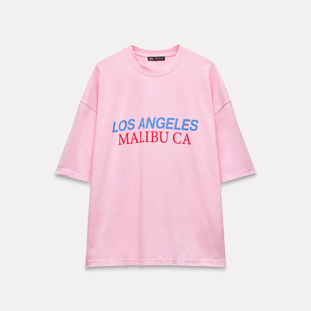 Moudda ZARA - T-shirt imprimé "Los Angeles" - Tunisie 2
