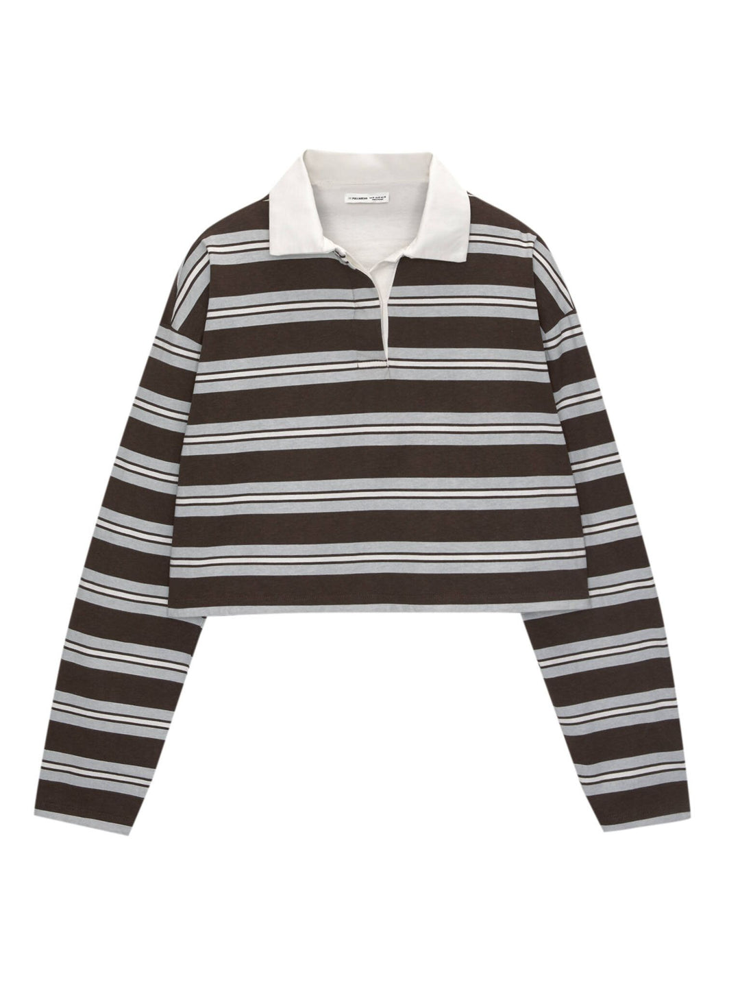 Moudda PULL & BEAR - T-Shirt Polo Crop - Manches Longues - Tunisie 1