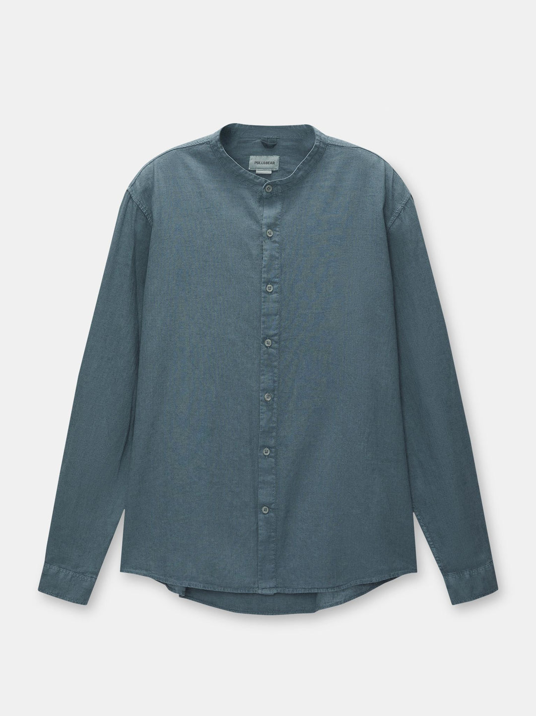 Moudda PULL & BEAR - Chemise Manches Longues Basique Col Mao - Tunisie 1