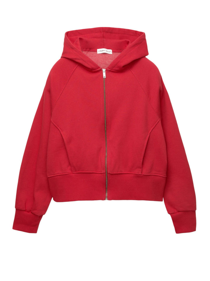 Moudda PULL & BEAR - Sweat Capuche - Côtes Larges & Rouge - Tunisie 1