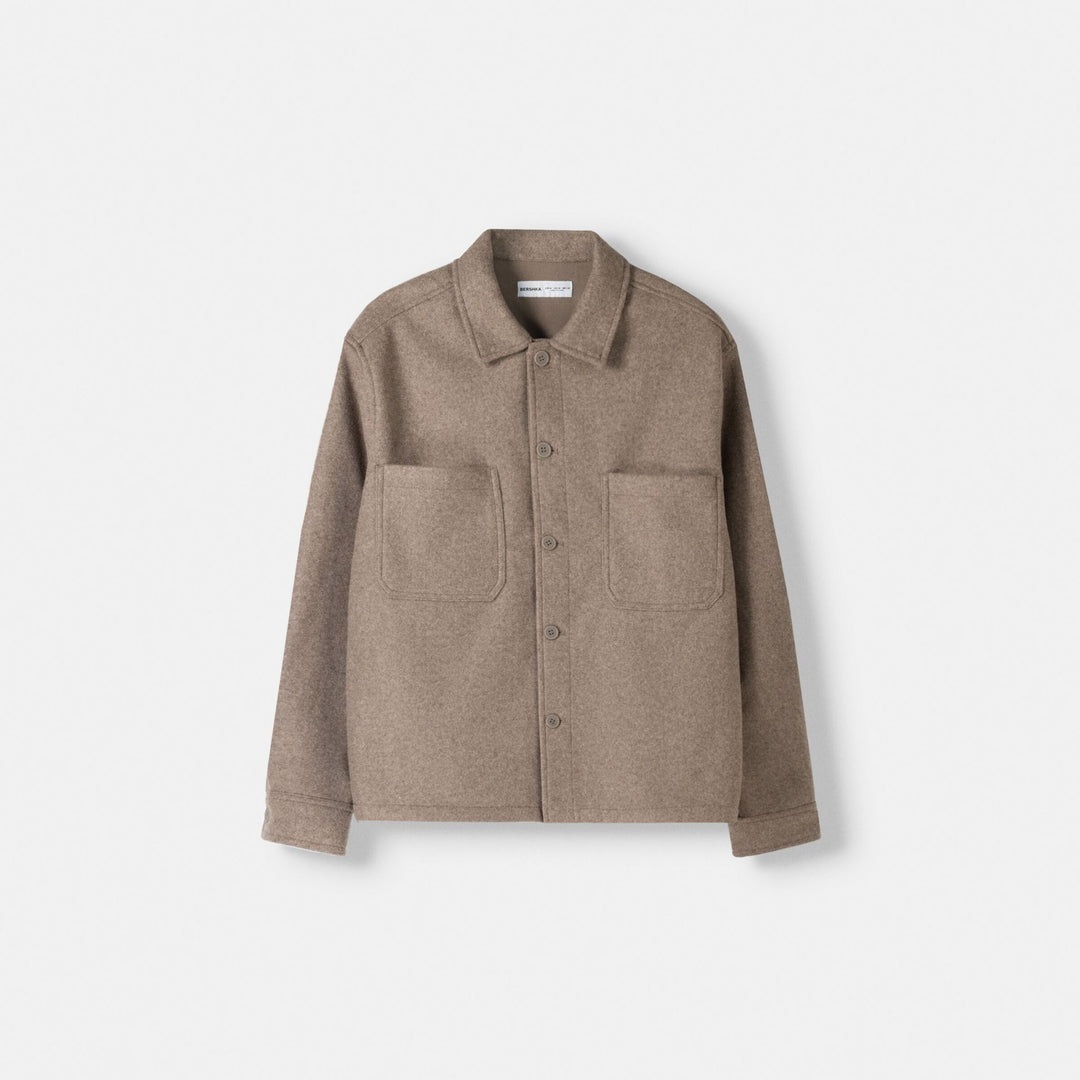 Moudda BERSHKA - Veste Boxy - Flanelle & Boutons - Tunisie 1