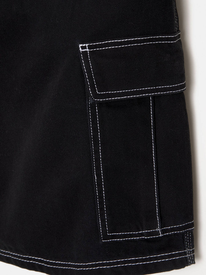 Moudda PULL & BEAR - Bermuda Cargo Coutures Contrastées - Tunisie 8