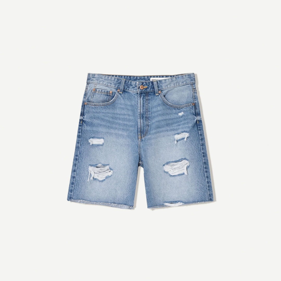 Moudda BERSHKA - Short Denim - Effet Déchiré - Tunisie 1