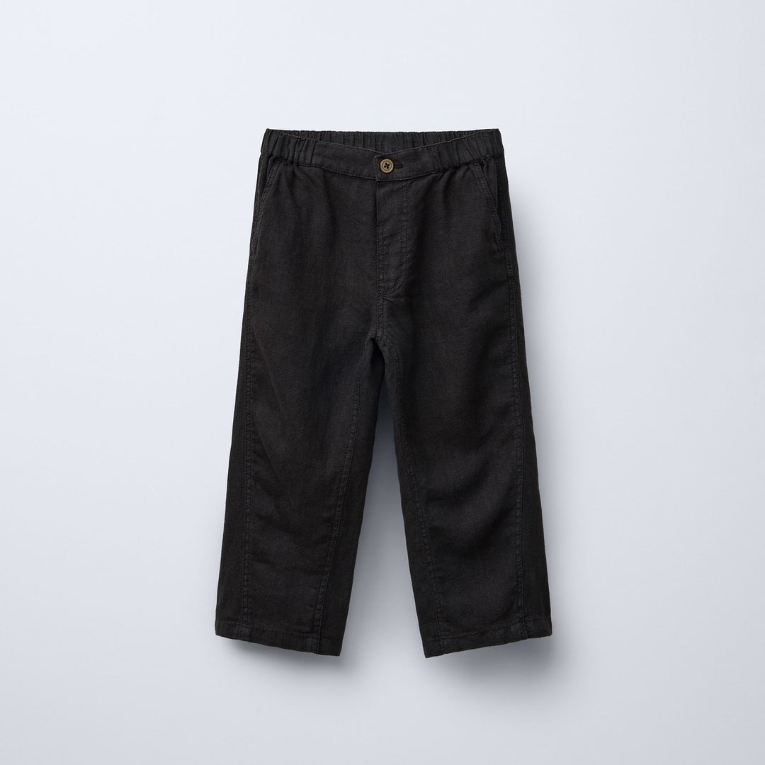 Moudda ZARA - Pantalon Enfant - 100% Lin Noir (6T) - Tunisie 1