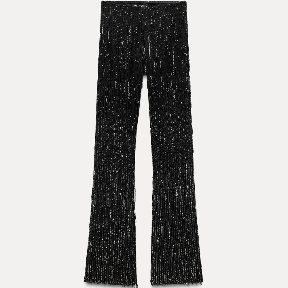 Moudda ZARA - Legging fantaisie pailleté franges tie & dye - Tunisie 2