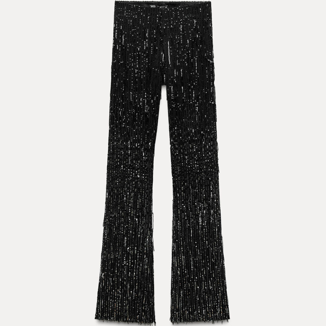 Moudda ZARA - Legging fantaisie pailleté franges tie & dye - Tunisie 2