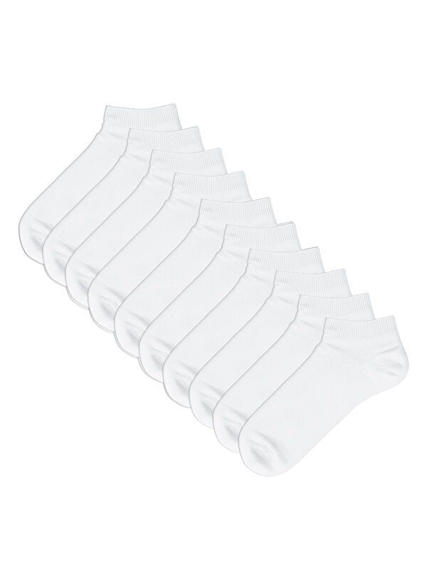 Moudda LC Waikiki - Chaussettes pour sneakers Femme Blanc optique - Tunisie 1