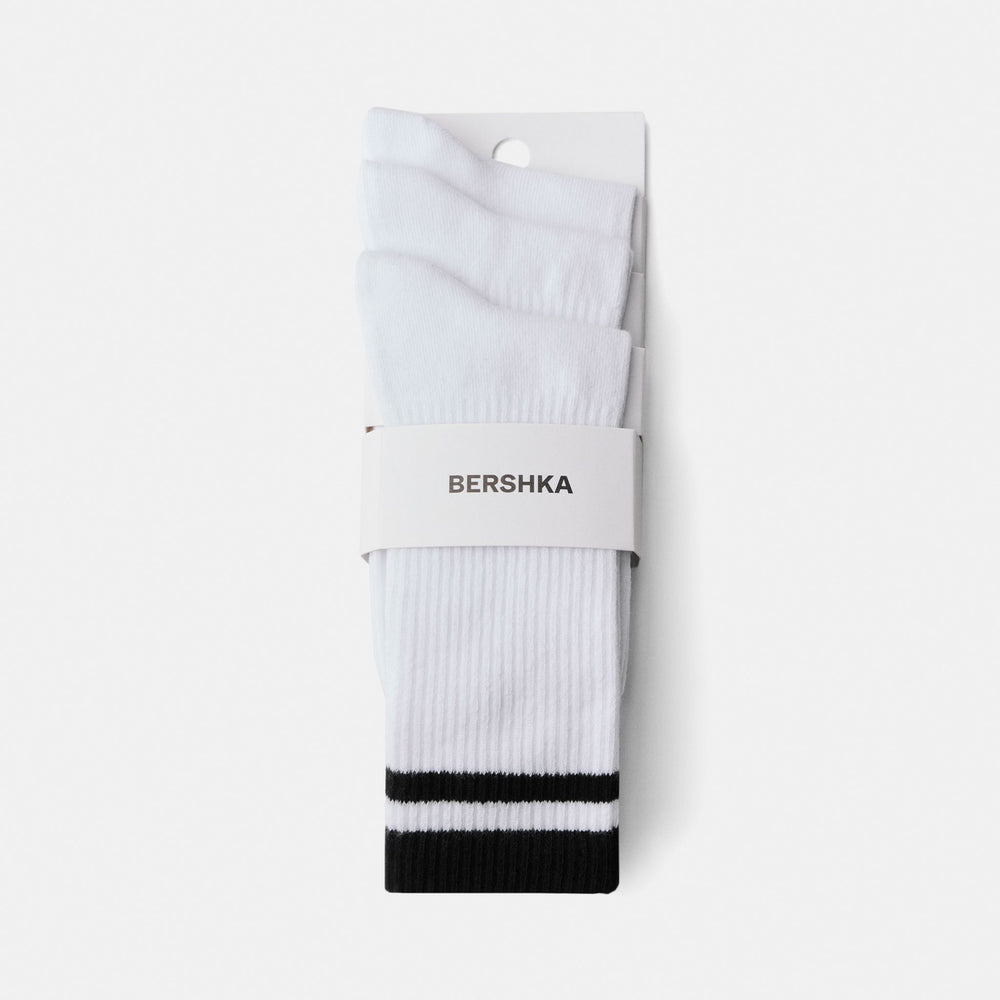 Moudda BERSHKA - Lot de 3 paires de chaussettes rayées - Tunisie 2