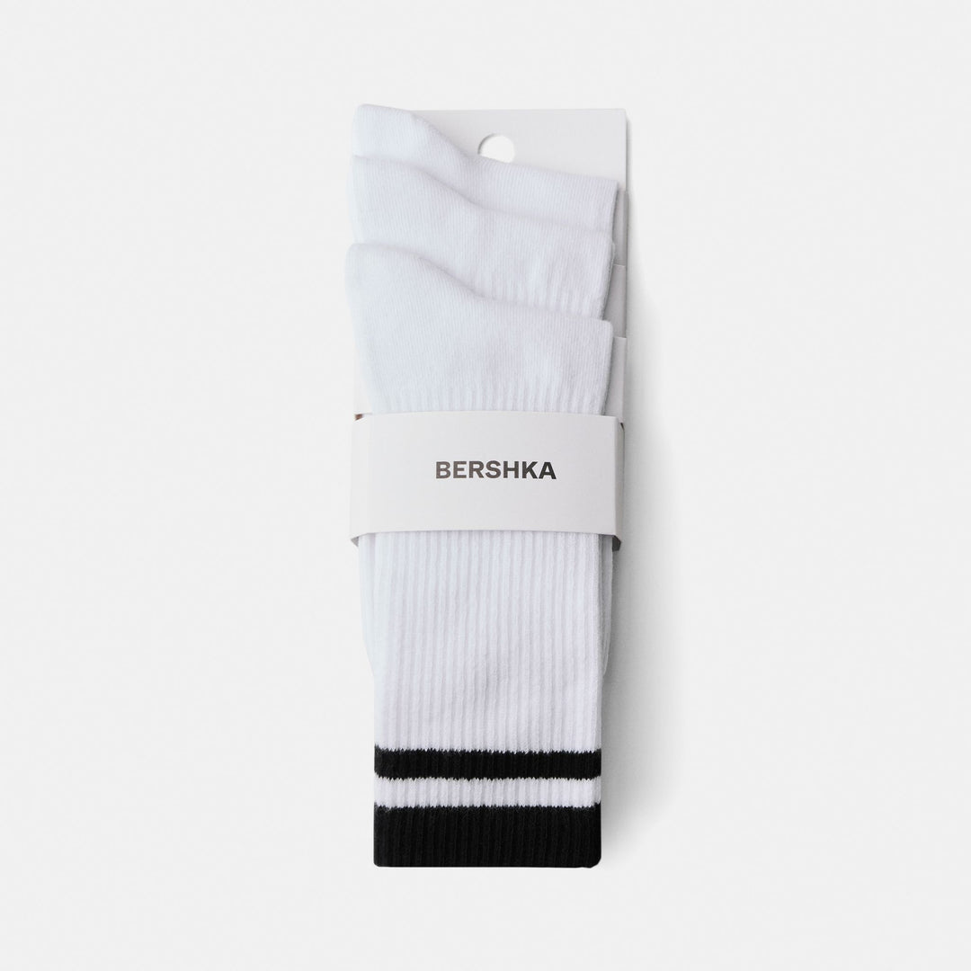 Moudda BERSHKA - Lot de 3 paires de chaussettes rayées - Tunisie 2
