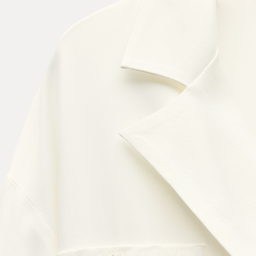 Moudda ZARA - Combinaison combinée chemise satin détail bouton strass - Tunisie 3