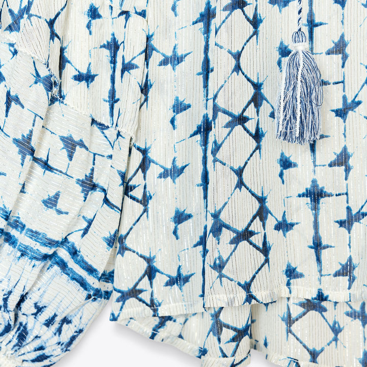 Moudda ZARA - Blouse - Fil Métallisé & Imprimé - Tunisie 3