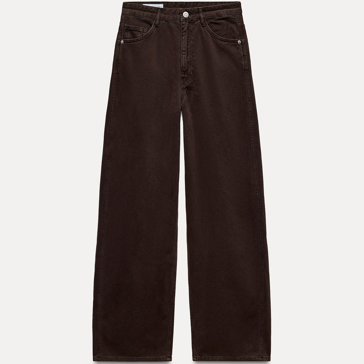 Moudda ZARA - Pantalon relaxed oversized taille mi-haute longueur complète - Tunisie 2