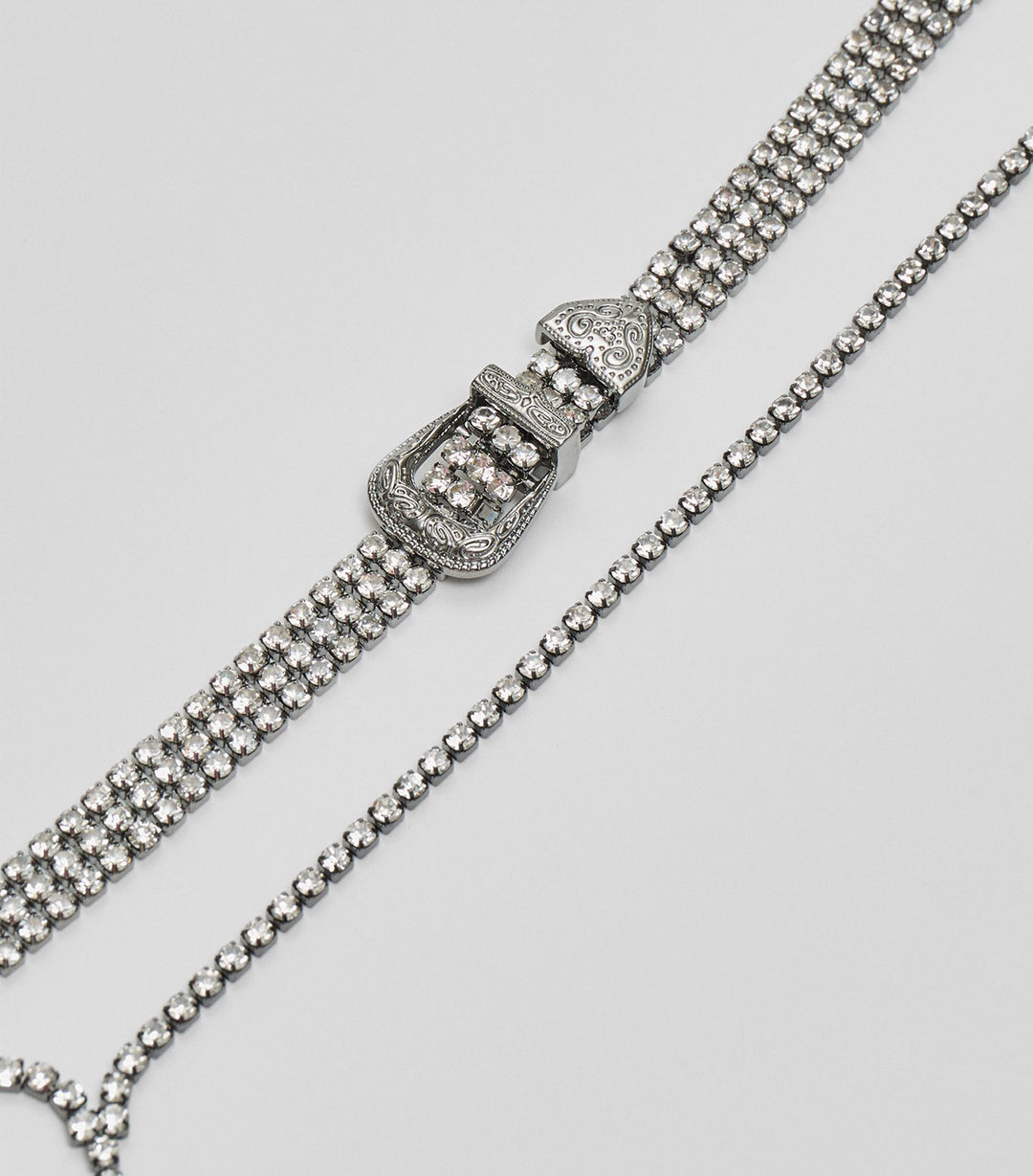 Moudda STRADIVARIUS - Lot de 2 Colliers avec Boucle Strass - Tunisie 2