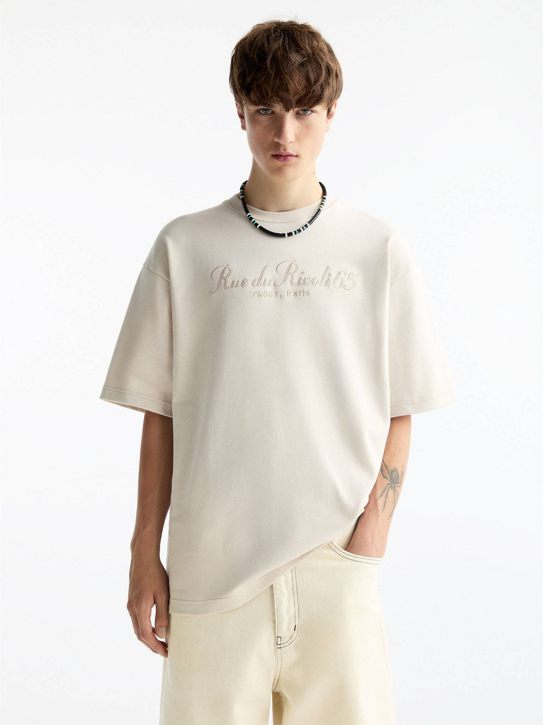 Moudda PULL & BEAR - Sweat Interlock Brodé Rivoli Paris - Tunisie 8