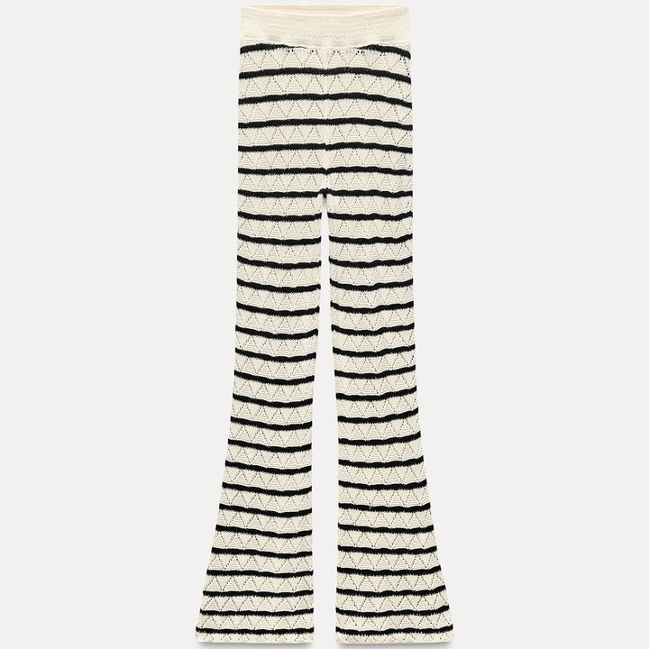 Moudda ZARA - Pantalon long rayé avec détail crochet - Tunisie 2