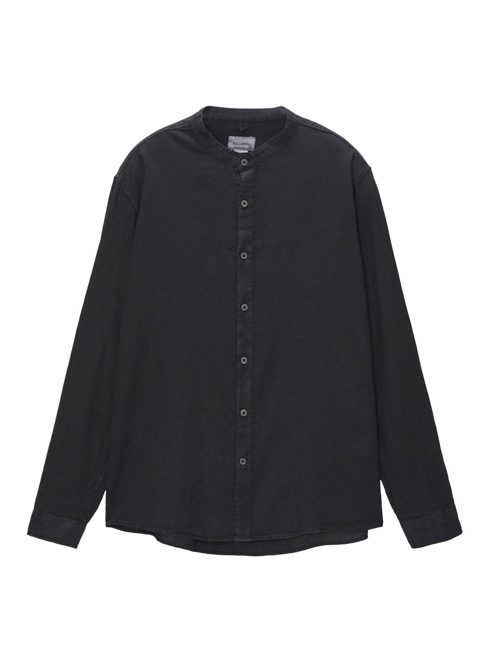 Moudda PULL & BEAR - Chemise Manches Longues Basique Col Mao - Tunisie 2