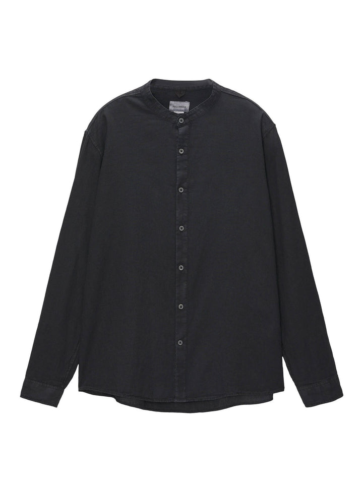 Moudda PULL & BEAR - Chemise Manches Longues Basique Col Mao - Tunisie 2