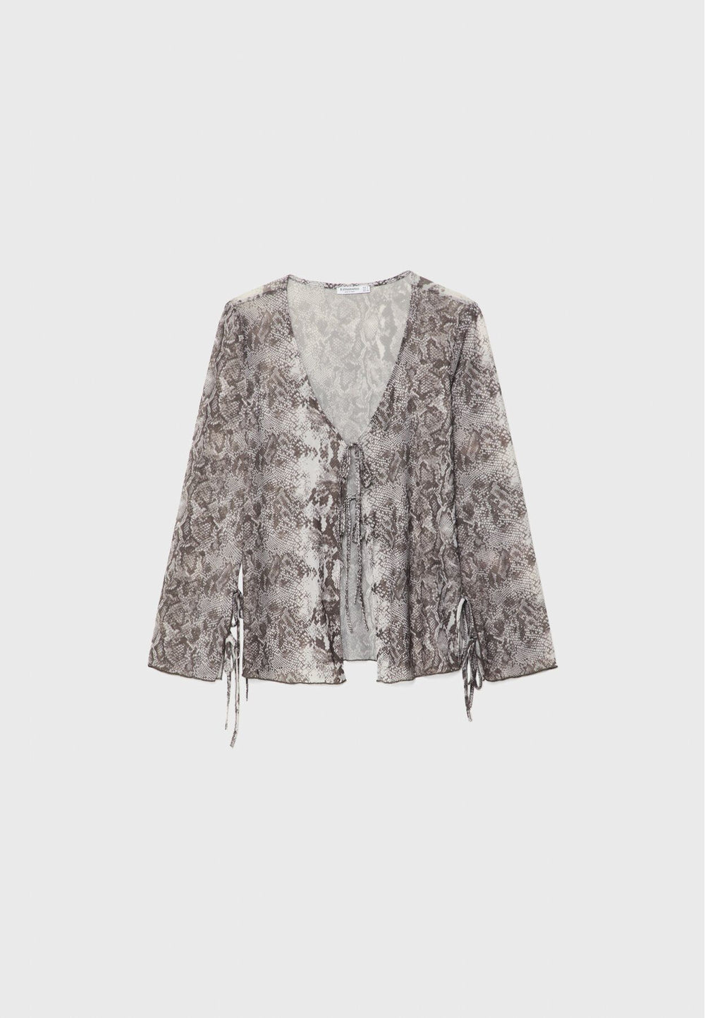 Moudda STRADIVARIUS - Petite Veste Animal Print en Tulle - Tunisie 2