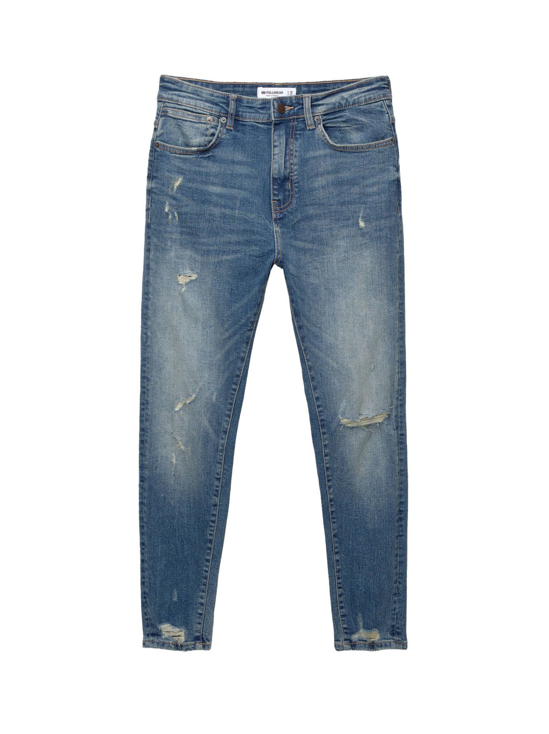 Moudda PULL & BEAR - Pantalon Denim Carrot - Effet Déchiré - Tunisie 1