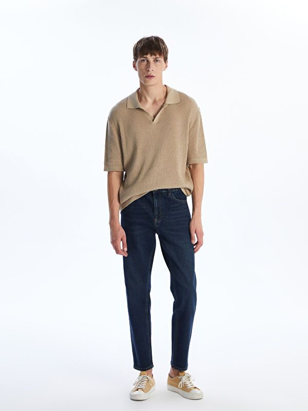 Moudda LC Waikiki - Pantalon jean tissé basique Homme Rodéo noir - Tunisie 4