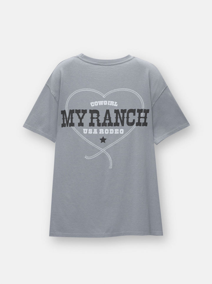 Moudda PULL & BEAR - Body Graphique Cowboy Cœur - Tunisie 4