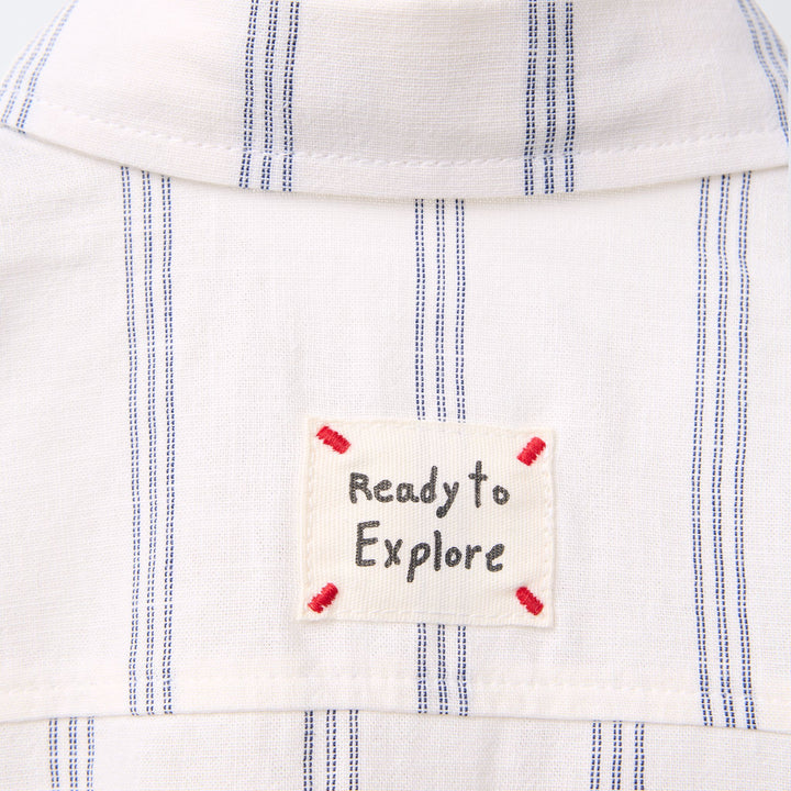 Moudda ZARA - Chemise Enfant - Rayures & Étiquette Pastel (6T) - Tunisie 4