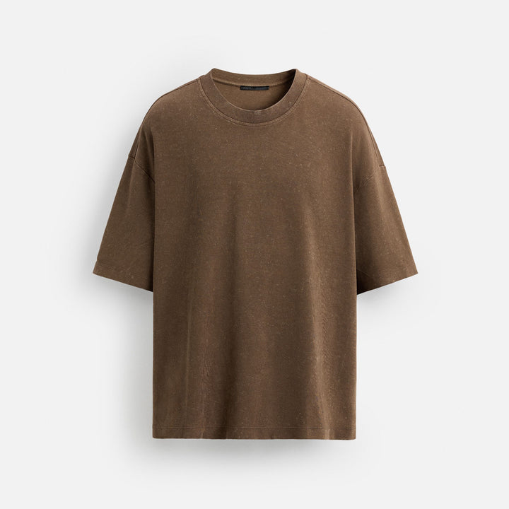 Moudda ZARA - T-Shirt Relax - Lavé & Interlock - Tunisie 1