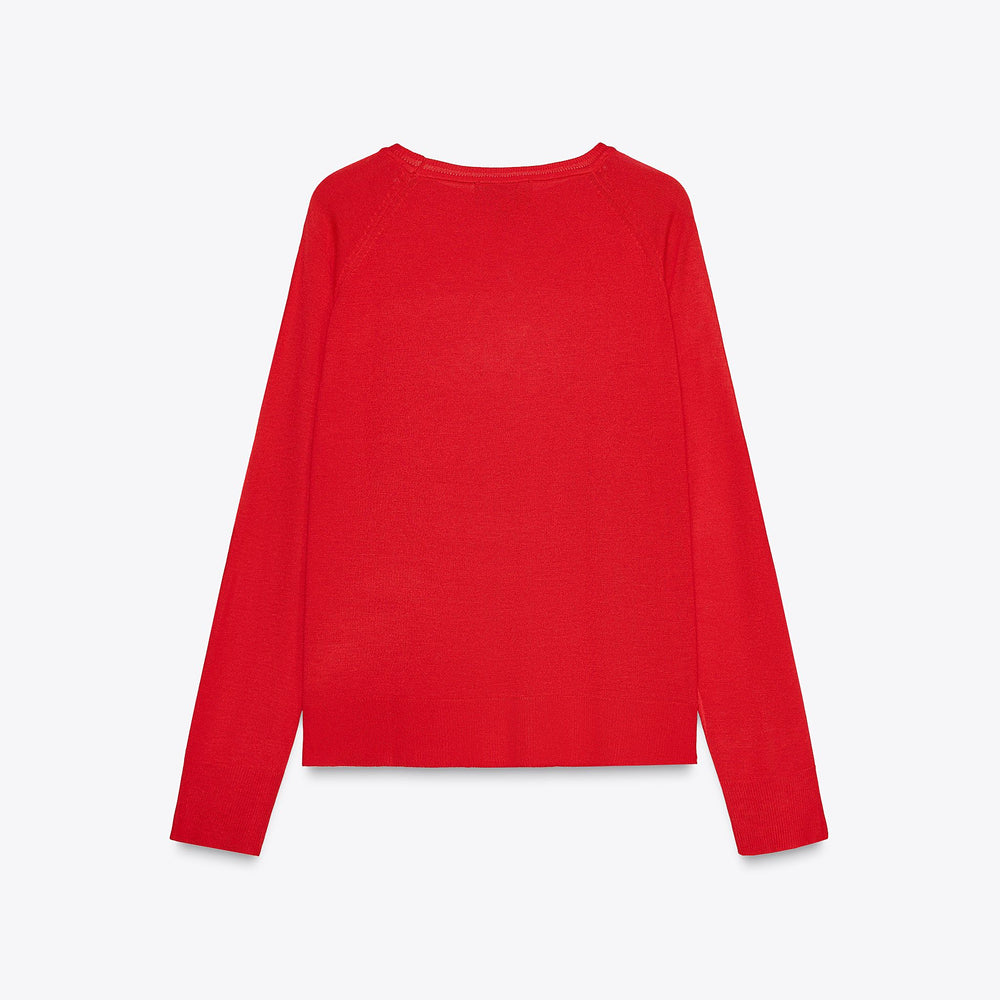 Moudda ZARA - Pull 50/50 - Col Caja & Manches Raglan - Tunisie 2
