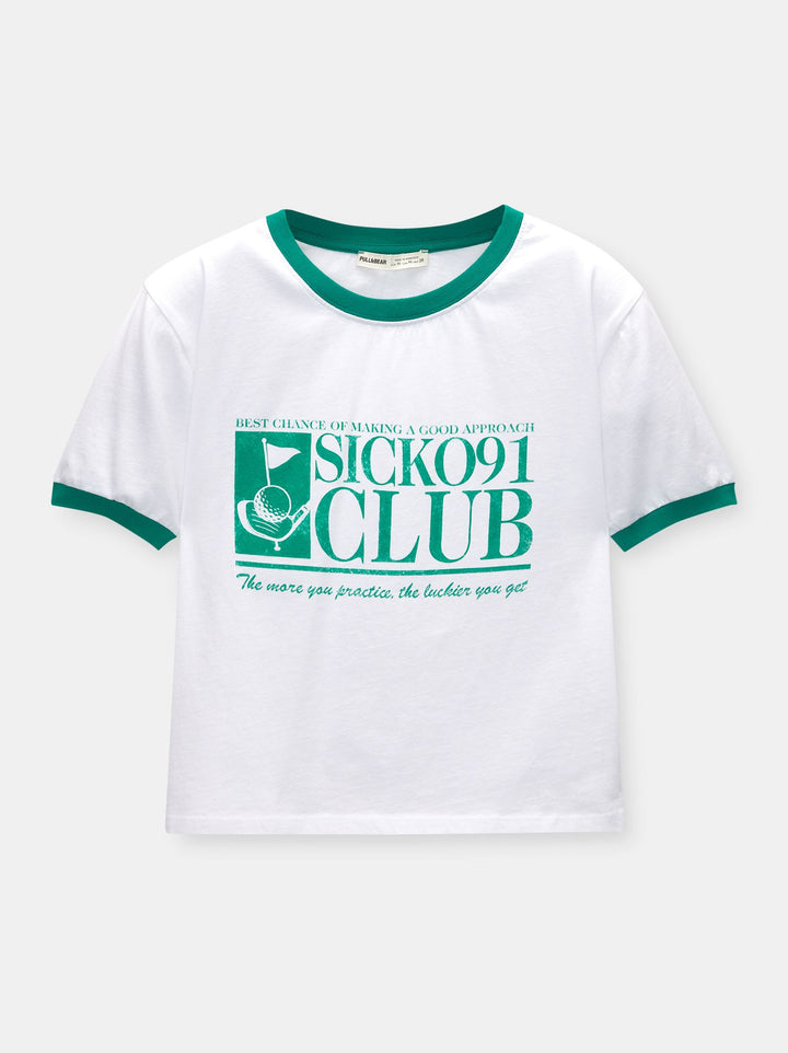 Moudda PULL & BEAR - Body Graphique Golf Vifs - Tunisie 2
