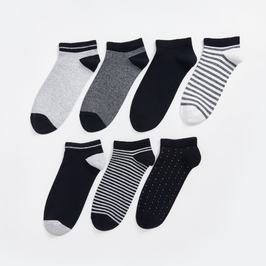 Moudda LC Waikiki - Chaussettes pour sneakers Homme Fil mélangé teint - Tunisie 1